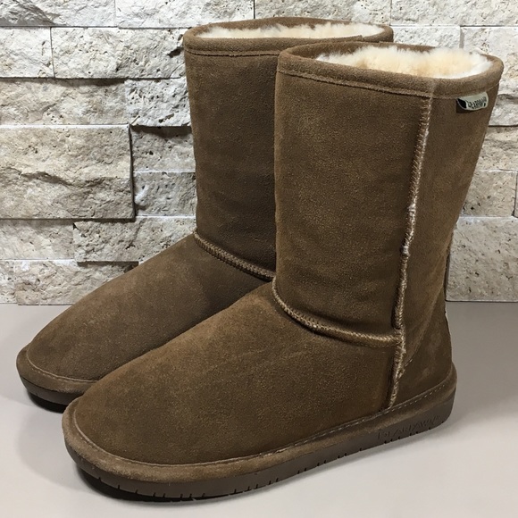 BearPaw Shoes - BearPaw Emma Short Suede Winter Boots Size 6